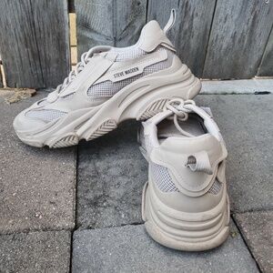steve madden chunky fashion sneakers size 10